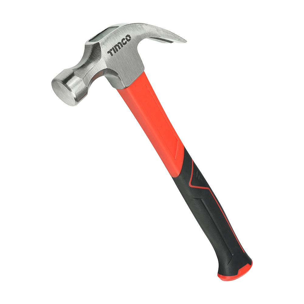 TIMCO 20oz Claw Hammer with Fibreglass Handle